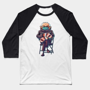 Bernie Sanders Inauguration Mittens Meme Baseball T-Shirt